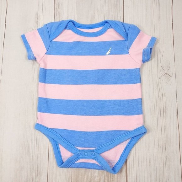 Baby Girl 2 Outfits 1 Pc. Bodysuit and 1 Mini Skirt Matching Set Pink/Blue 3-6M - Picture 2 of 12